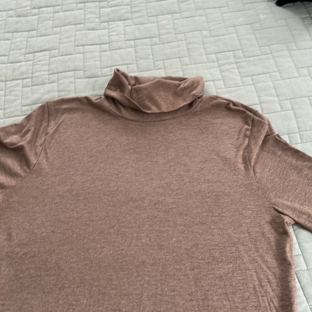 J. Crew poly-cotton turtle neck jersey